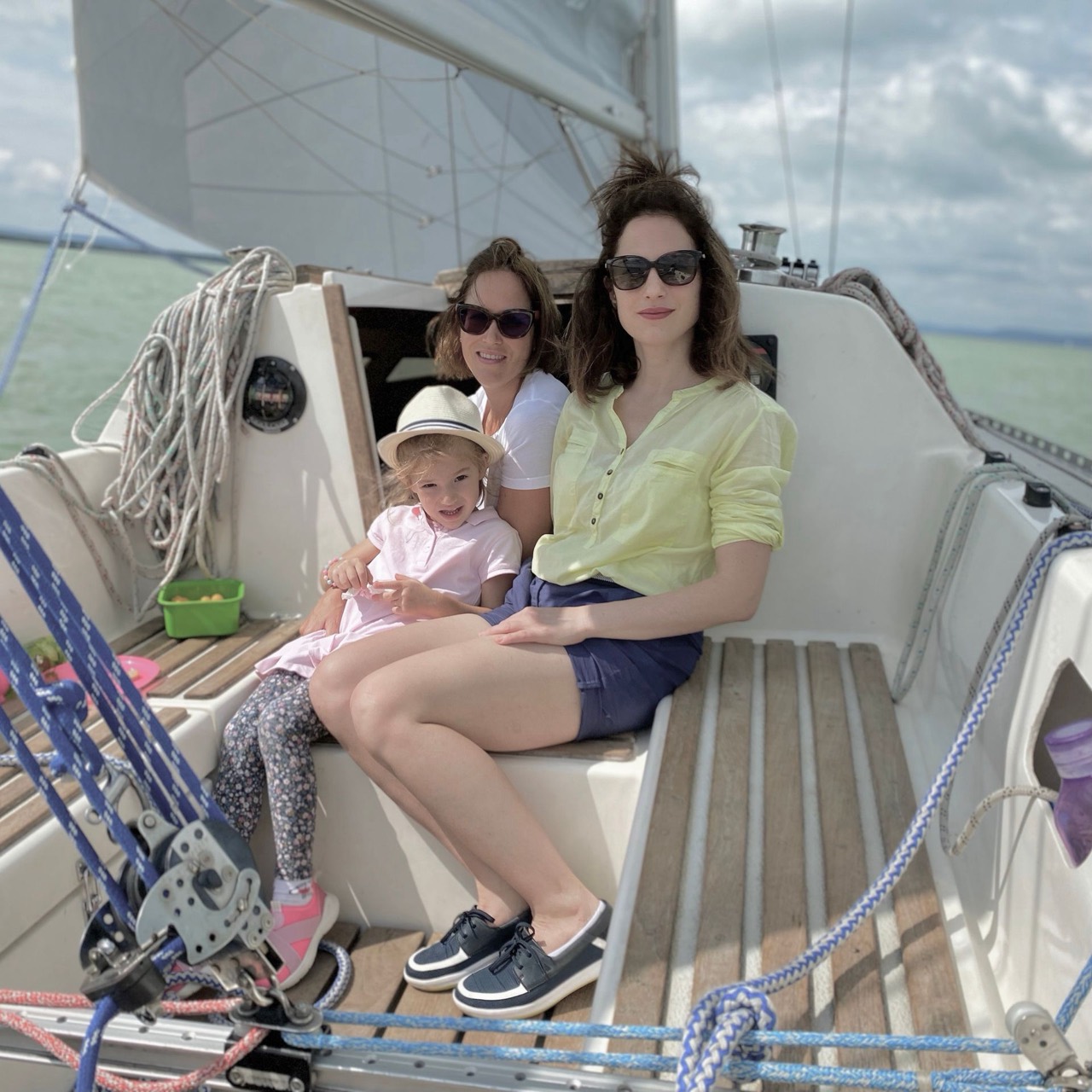Sailing on Lake Balaton aboard Jackpot