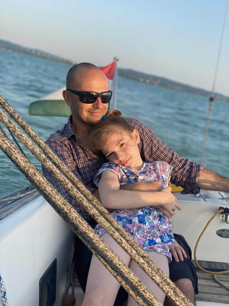 Sailing on Lake Balaton aboard Jackpot