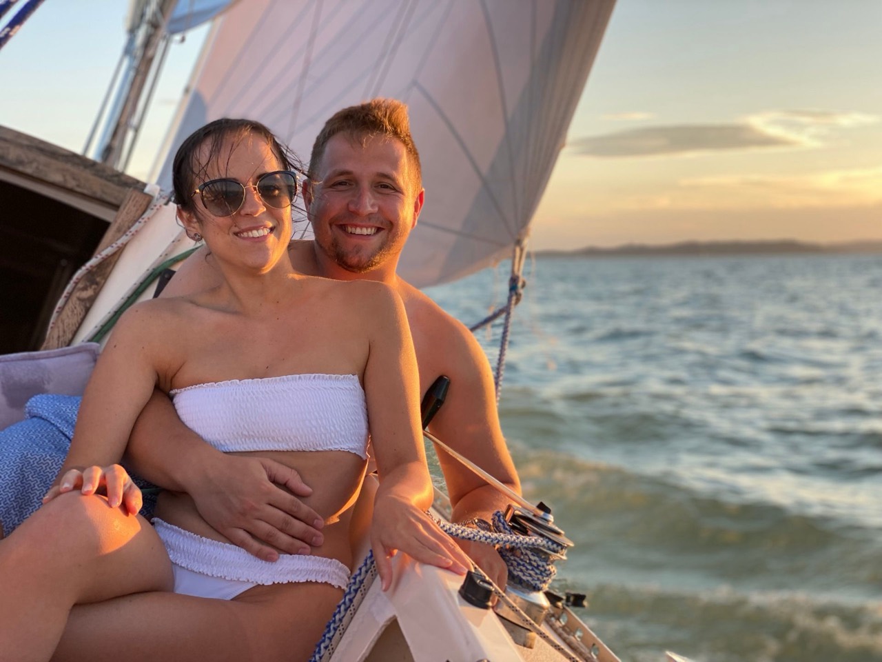 Sailing on Lake Balaton aboard Jackpot