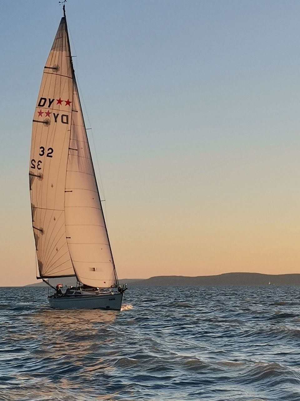Sailing on Lake Balaton aboard Jackpot