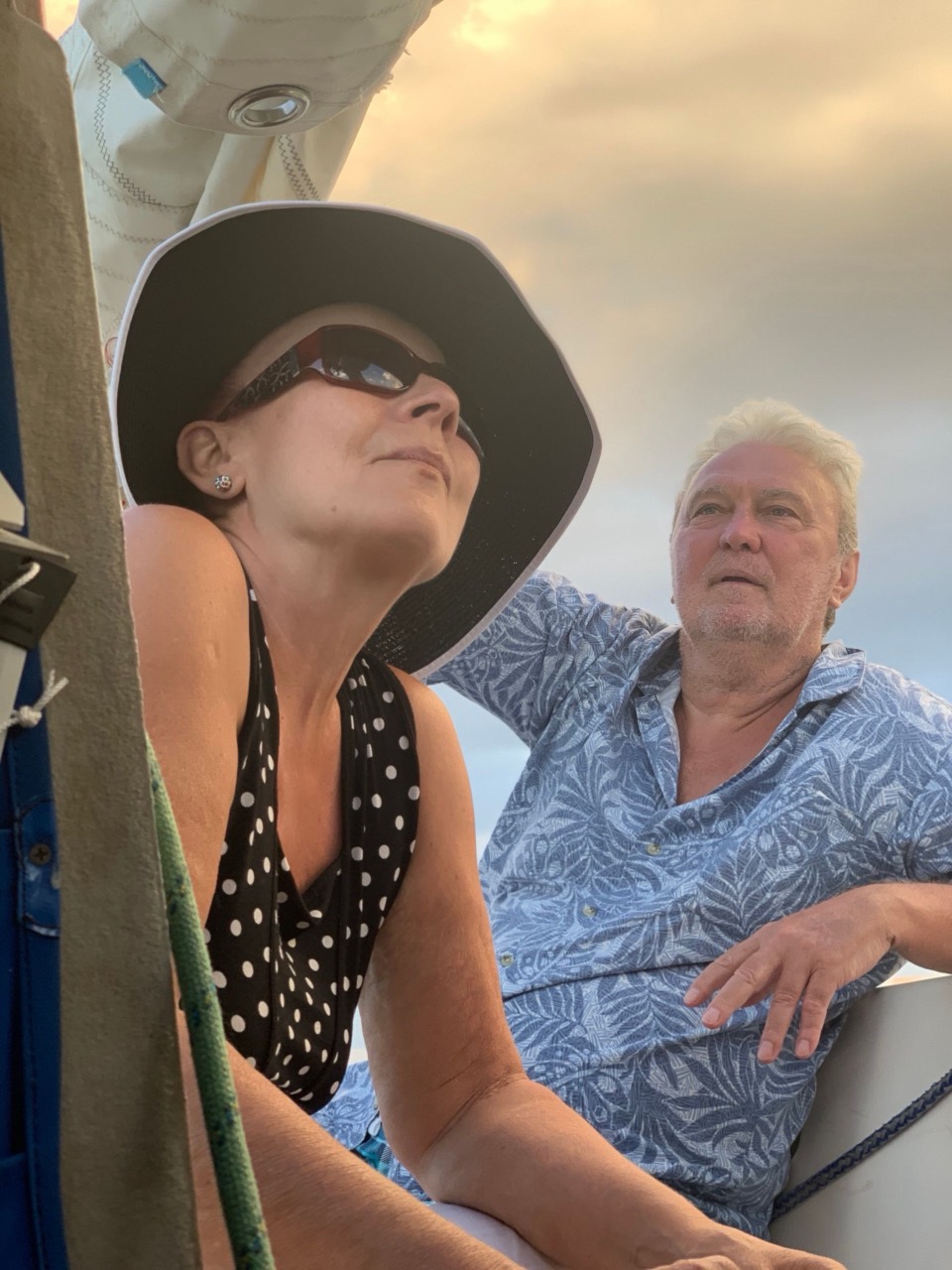 Sailing on Lake Balaton aboard Jackpot