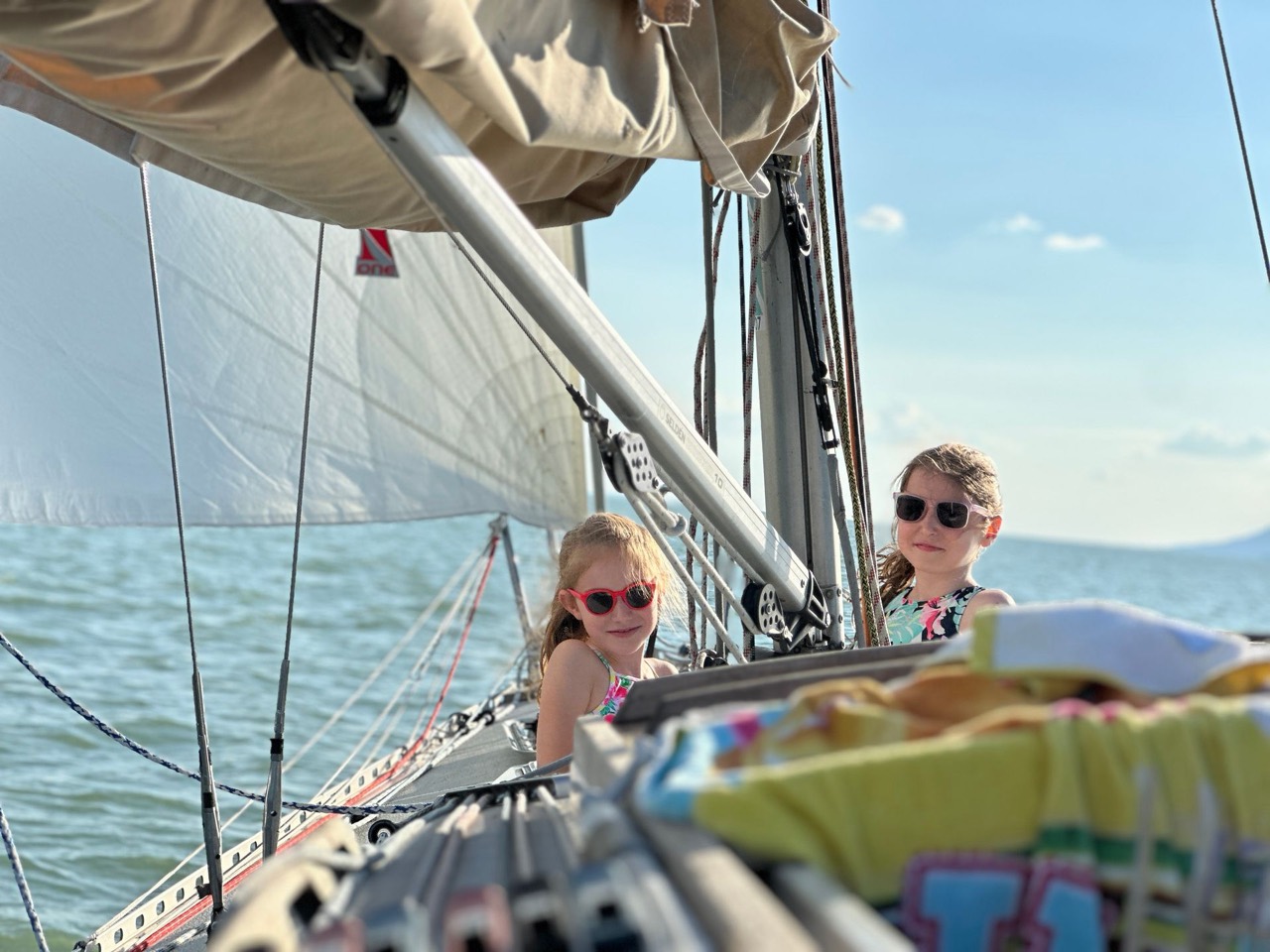 Sailing on Lake Balaton aboard Jackpot