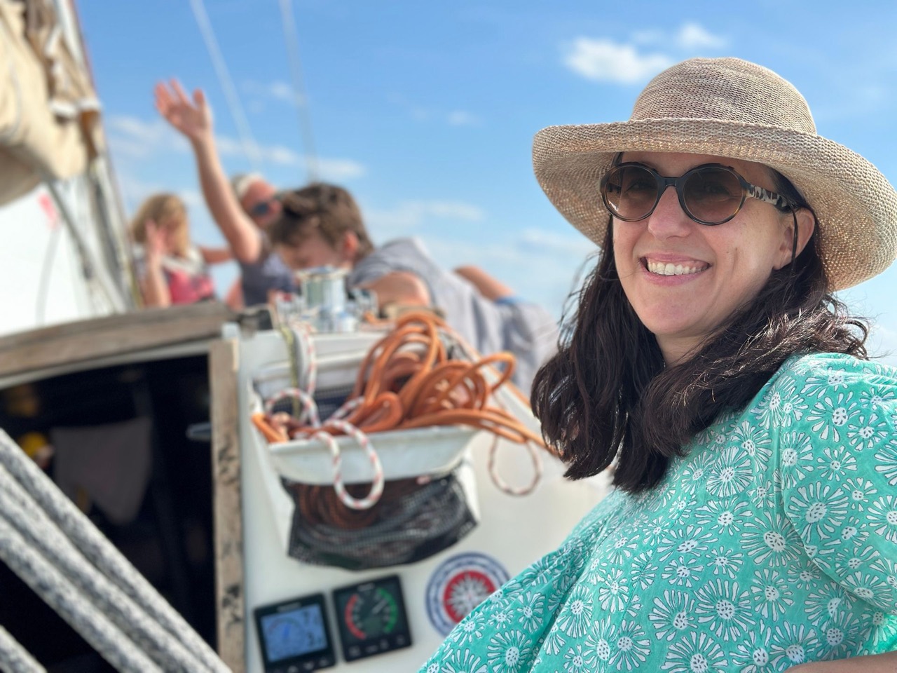 Sailing on Lake Balaton aboard Jackpot