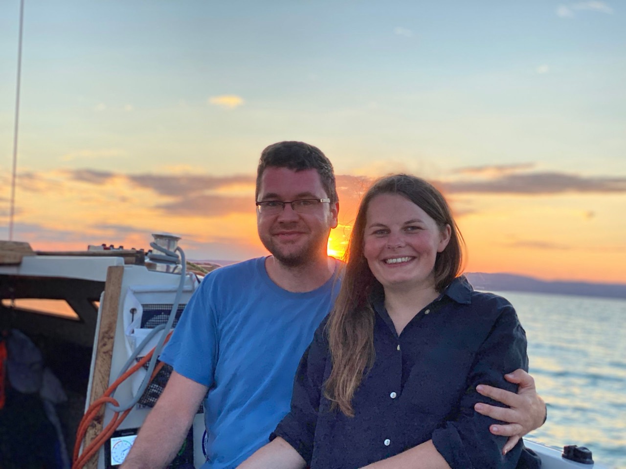 Sailing on Lake Balaton aboard Jackpot
